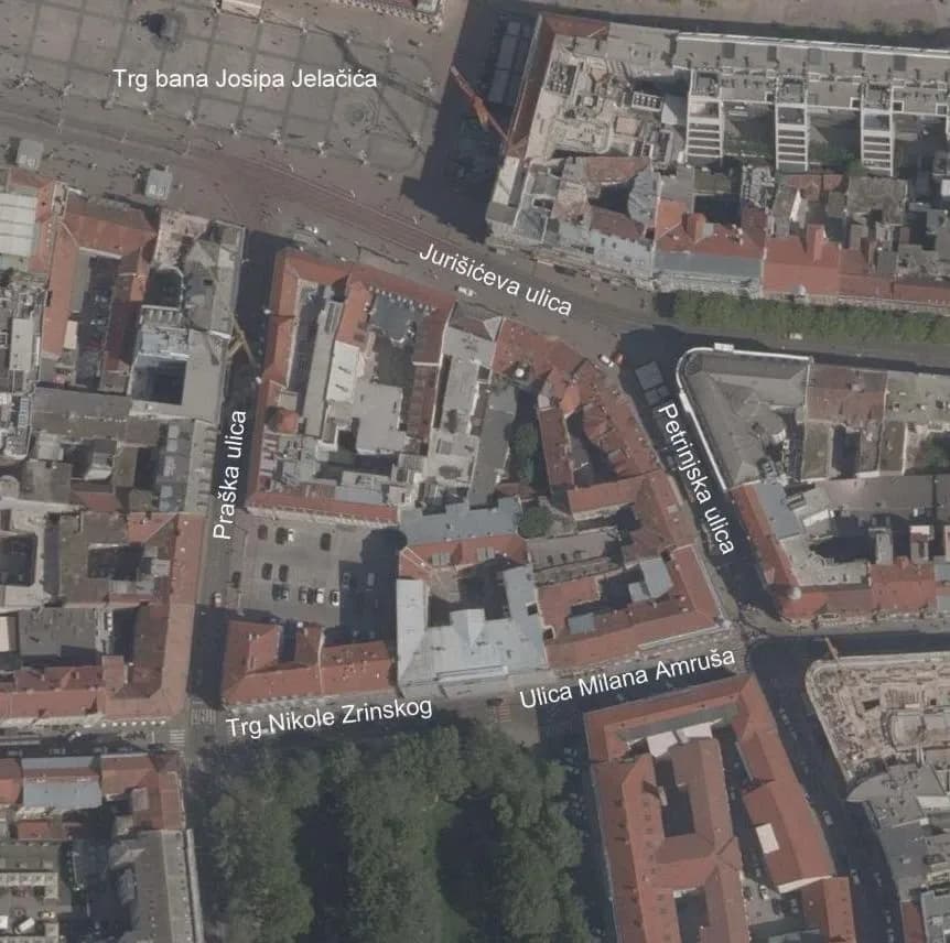 Donesen UPU Trg bana Jelačića – Petrinjska – Amruševa – Trg Nikole Šubića Zrinskoga – Praška