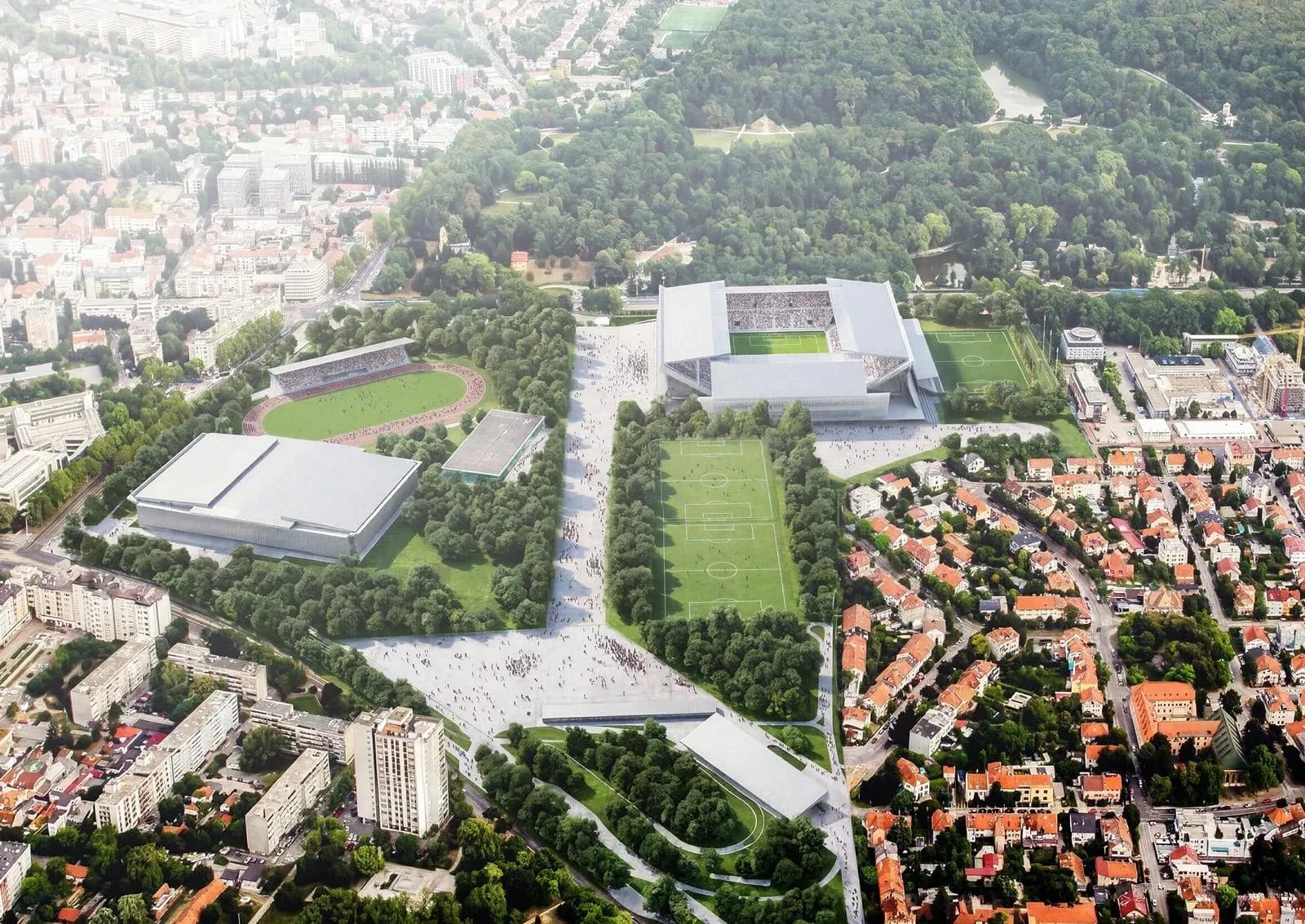 Rezultati arhitektonsko-urbanističkog natječaja za idejno rješenje Sportsko-rekreacijskog centra Svetice i Stadiona Maksimir